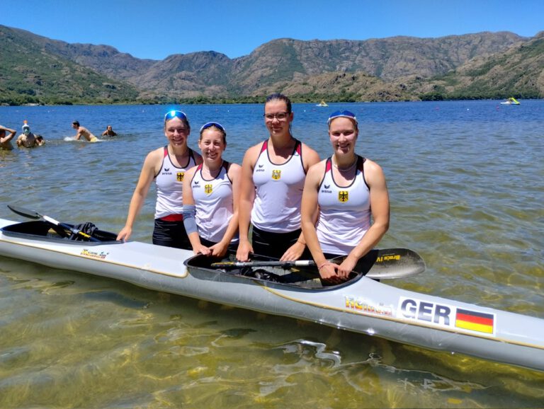 Hjördis startet beim K4-Marathon in Spanien für Deutschland